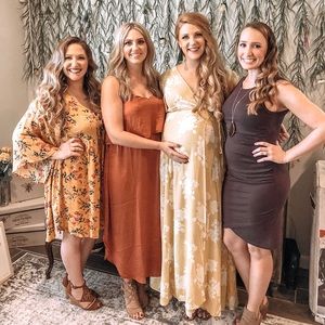 Lulu’s “Heart of Marigold” Maxi Wrap Dress